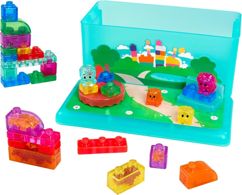Jelly Blox Goliath Jelly Blox Playground Store & Play Case, 30 Piece Toddler & Preschool Building Blocks, Ouch-Free Tactile & Sensory Play Fidget Toy, Stackable, Squishable & Stretchable Blocks for Children 2+ - Image 2